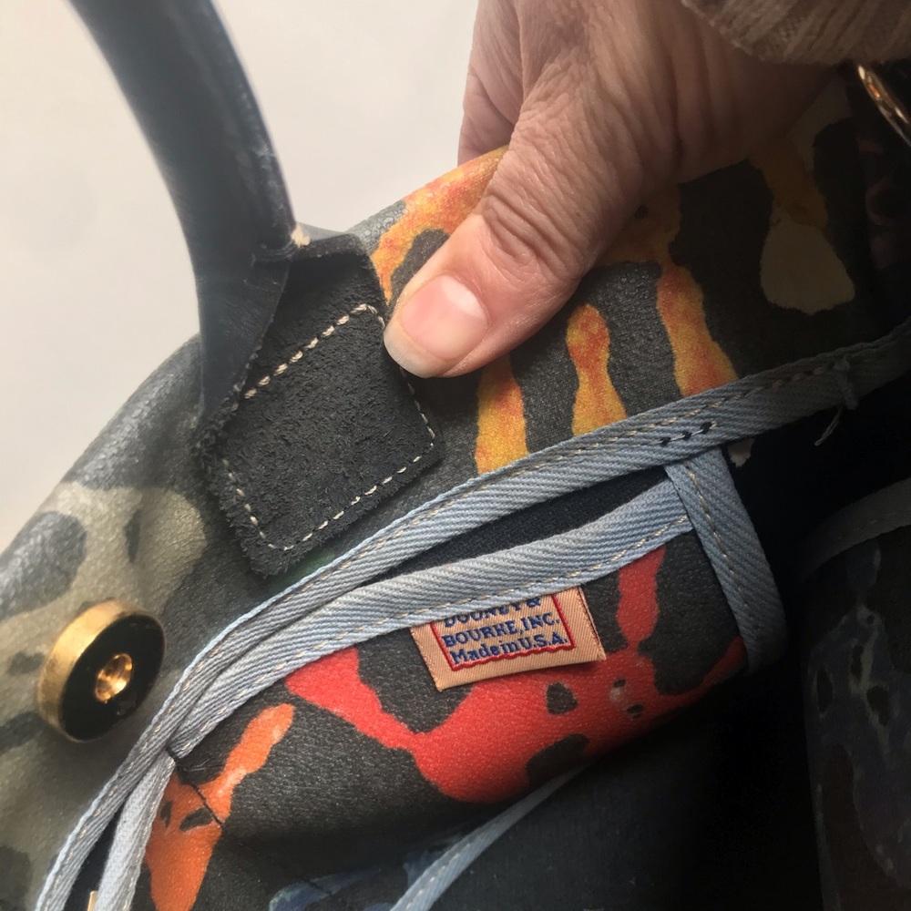 Dooney & Bourke Handprint Satchel View 6